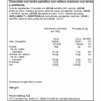 Bolas de leche y avellana KINDER, caja 164 g