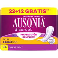 Compreses AUSONIA DISCREET AI Extra, 22+12 gratis