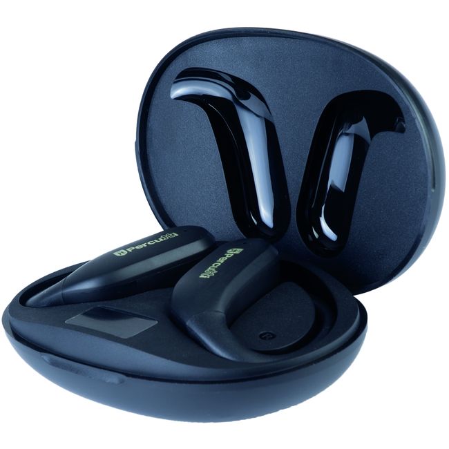 Auriculars sense fil d'esport negre, bluetooth 5.3, control tactil PERCUTTI