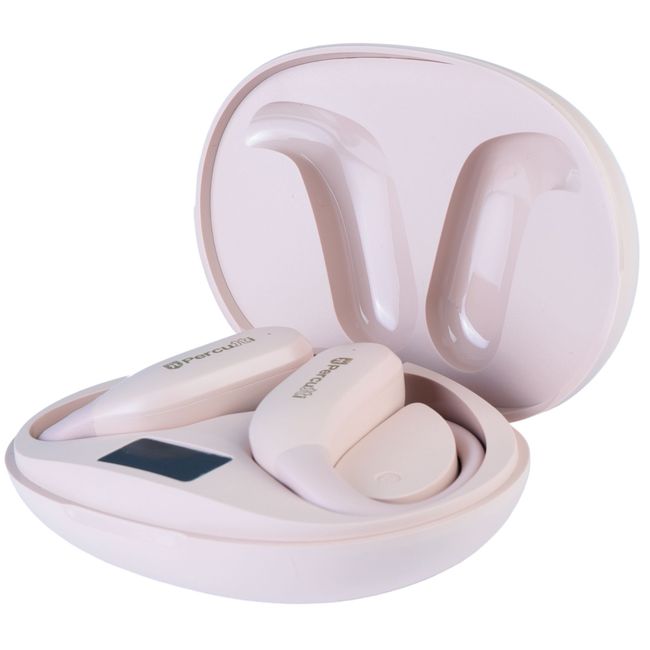 Auriculars sense fil d'esport malva, bluetooth 5.3, control tactil PERCUTTI