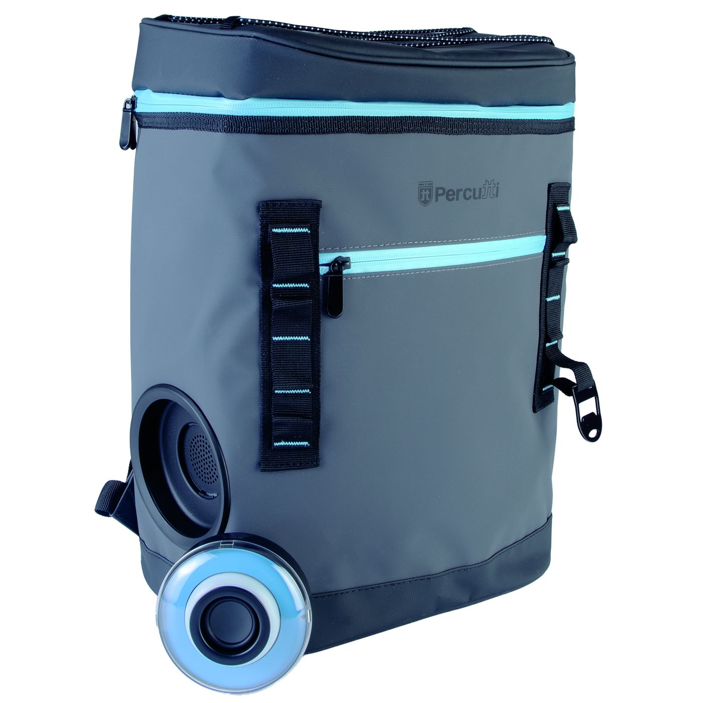 Mochila nevera con altavoz 5W extraible, espalda y correas acolchadas PERCUTTI