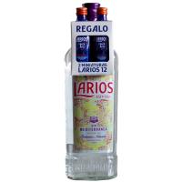Ginebra LARIOS, botella 1 litro+2 miniaturas de regalo