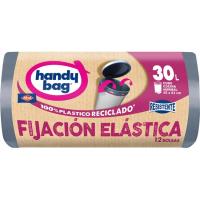 Bolsa de basura elástica 30 l HANDY BAG, paquete 12 uds