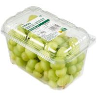 Uva blanca sin semilla EROSKI, cubeta 750 g