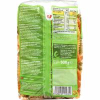 Espirales con vegetales EROSKI, paquete 500 g