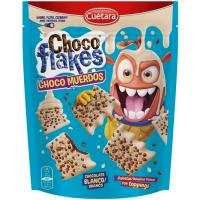 Chocoflakes xocolata blanca CUETARA, bossa 87 g