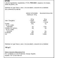 Tonyina en oli gira-sol CAMPOS, pack 3x65 g