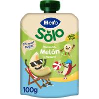 Bolsita de manzana, melón y plátano HERO, doypack 100 g