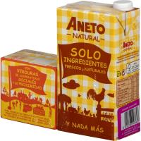Brou natural pollastre ANETO, 1 l + crema de carabassa 500 ml gratis