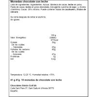 Monedas de chocolate euros SIMON COLL, red 41 g