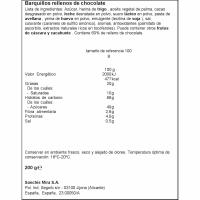 Barquillos rellenos de chocolate ANTIU XIXONA, lata 200 g