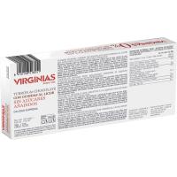 Turrón de chocolate 0% con gindas al licor VIRGINIAS, caja 200 g