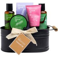 Cesta de metal natural oil 5 piezas IDC, pack 1 ud