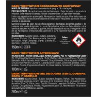 Set para hombre Neceser trio Dark Temp AXE, 1 ud Set para hombre Neceser trio Dark Temp AXE, 1 ud