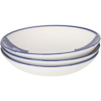 Plato Hondo de porcelana, Ø20,3 cm IZARO, set 3 uds