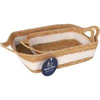 Cistella rectangular: 20x15/*25x20 cm IZARO, set 2 u