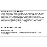 Gelat torró Alacant 1880, terrina 430 ml