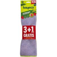 Bayeta microfibra XXL BAYECO, pack 3+1 ud Bayeta microfibra XXL BAYECO, pack 3+1 ud