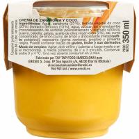 Crema thai de zanahoria y coco EROSKI, tarro 350 ml
