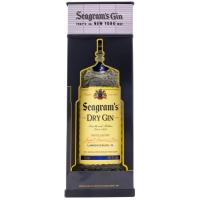 Ginebra SEAGRAMS, botella 70 cl + Lata Ginebra SEAGRAMS, botella 70 cl + Lata