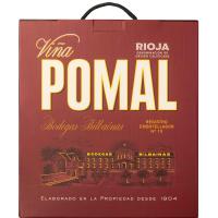 Vino Tinto Crianza 2 botellas+2 copas VIÑA POMAL, estuche