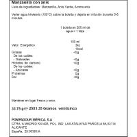 Camamilla amb anís POMPADOUR, caixa 25 u