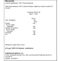 Camamilla POMPADOUR, caixa 25 u