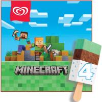 Gelat Minecraft FRIGO, 4 uds, caja 300 ml