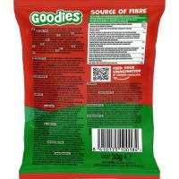 Snack crocodile puff barbacoa GOODIES, bolsa 30 g
