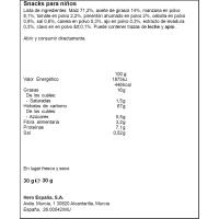 Snack crocodile puff barbacoa GOODIES, bolsa 30 g