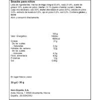 Snack dino puff GOODIES, bolsa 30 g