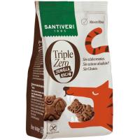 Galleta sabor cacao Jungla SANTIVERI TRIPLE ZERO, bolsa 120 g