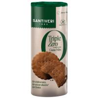 Galletas Nibs sin azúcar SANTIVERI TRIPLE ZERO, paquete 205 g