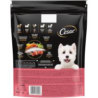Aliment de pollastre, salmó, arròs i verdures CESAR, sac 800 g