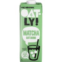Bebida vegetal de avena con matcha OATLY, brik 1 litro