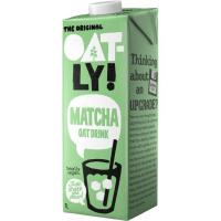 Bebida vegetal de avena con matcha OATLY, brik 1 litro