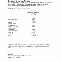 Bebida vegetal de avena con matcha OATLY, brik 1 litro