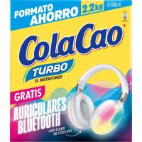 Cacao soluble COLA CAO TURBO, caja 2,2 kg + Regalo