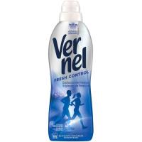Suavizante fresh control azul VERNEL, garrafa 55 dosis Suavizante fresh control azul VERNEL, garrafa 55 dosis