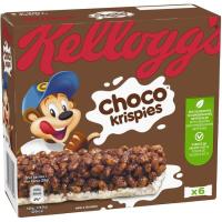 Barrita de cereal KELLOGG`S Choco Krispies, 6 uds., caja 120 g