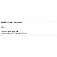 Cuquis de xocolata negra BIRBA, caixa 106 g