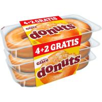 Donuts glacé DONUTS, 4+2 uds, paquete 312 g