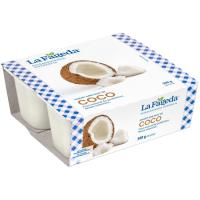 Yogurt sabor a coco LA FADEDA, pack 4x125 g Yogurt sabor a coco LA FADEDA, pack 4x125 g