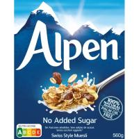 Musli sense sucres afegits swiss style ALPEN, caixa 560 g