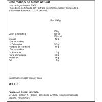 Cafè molt natural OXFAM INTERMON, paquet 250 g