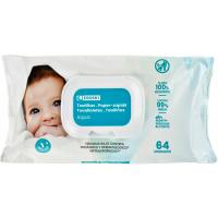 Toallitas bebé aqua, paquete 64 uds