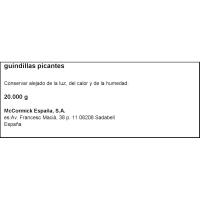 Guindilla picante DUCROS, caja 20 g