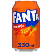 Refresc de taronja FANTA, lata 33 cl