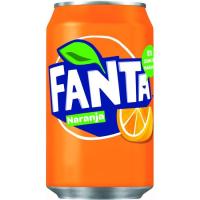 Refresc de taronja FANTA, lata 33 cl