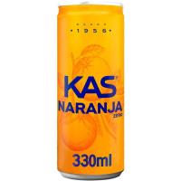 Refresc de taronja KAS ZERO, llauna 33 cl